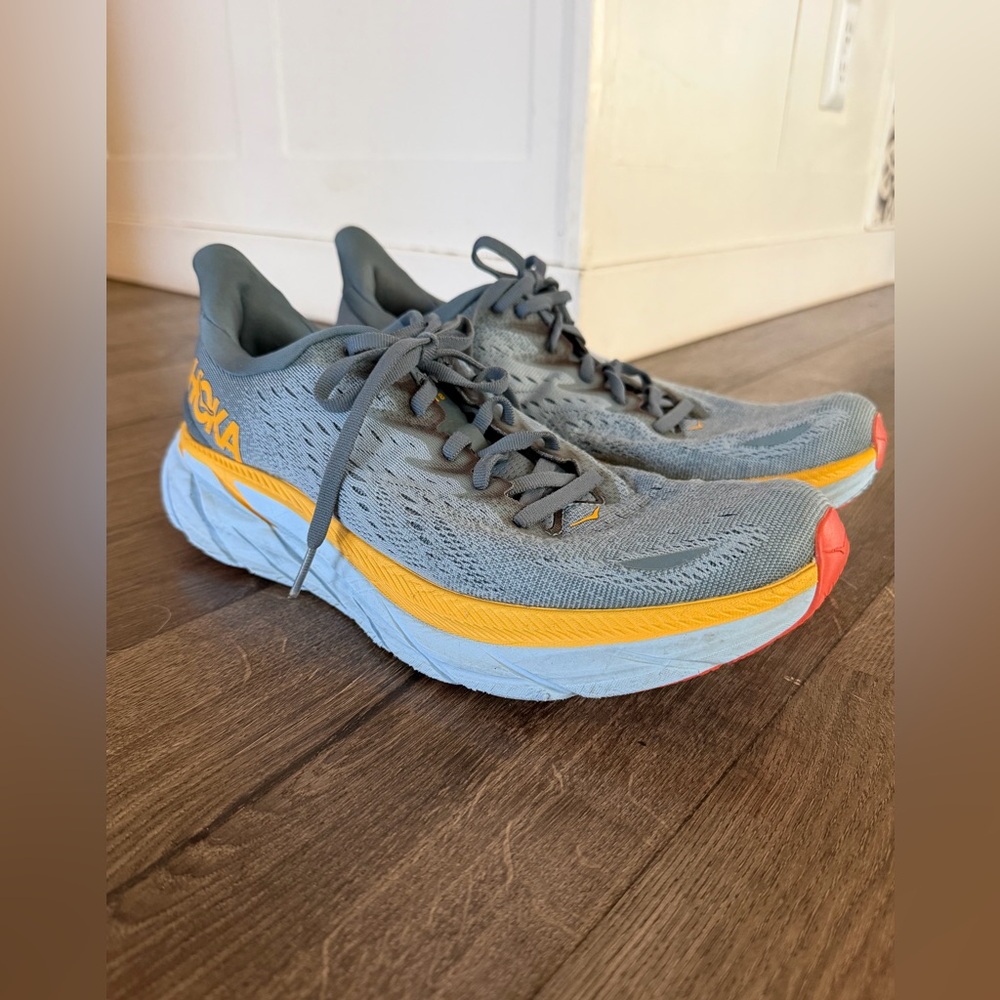 Hoka One One Men's Clifton 8 Blue Running Sneakers 1119393 GBMS Size 9.5 D - Picture 7 of 13
